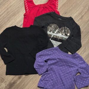 Kids' Multi-Color Long Sleeve Tops Set